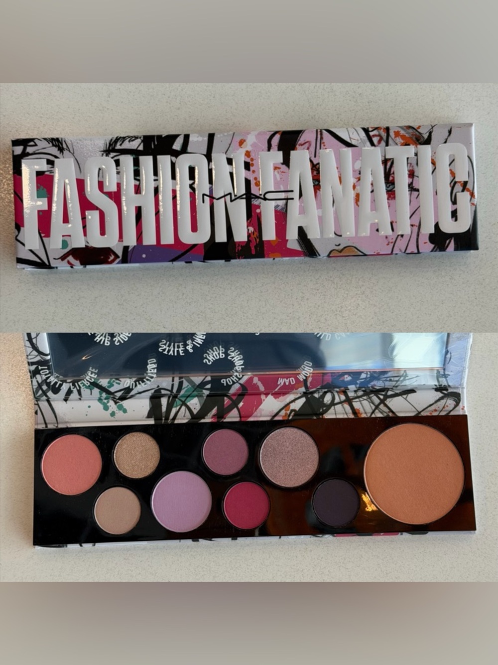 MAC Cosmetics Fashion Fanatic Palette - Pink, Mauve, Plum & Peach Tones